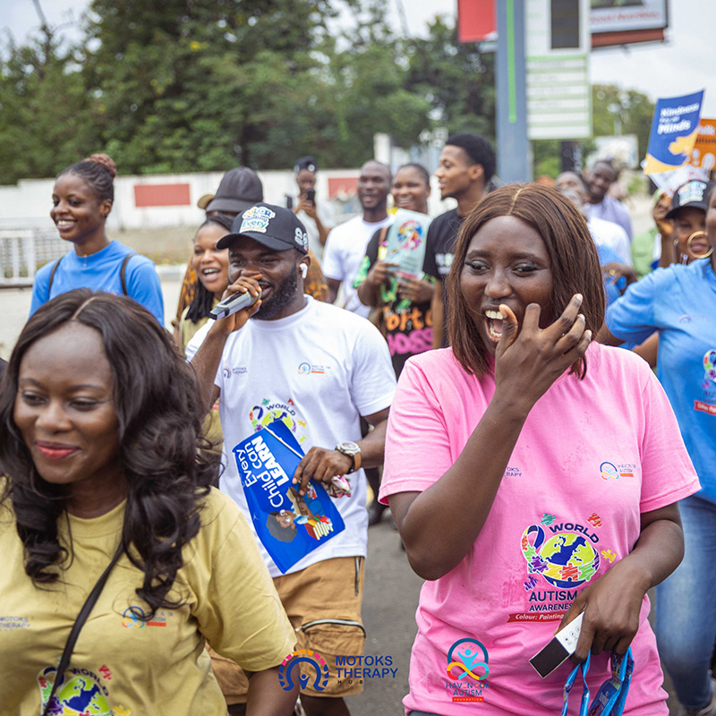 Bean Creative IMC Leads Chocolate City Group’s CSR Activation at Ibadan Autism Awareness Walk-04
