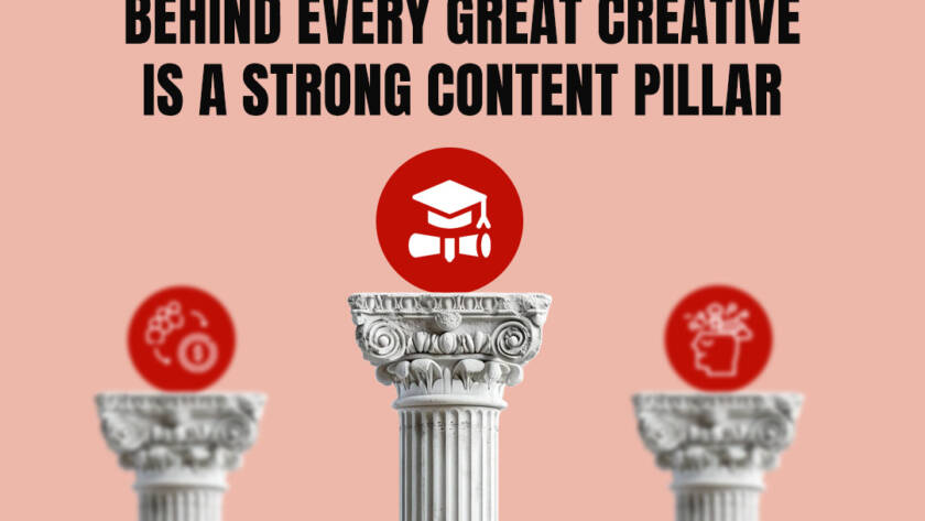 Behind every great creative is a strong content Pillar